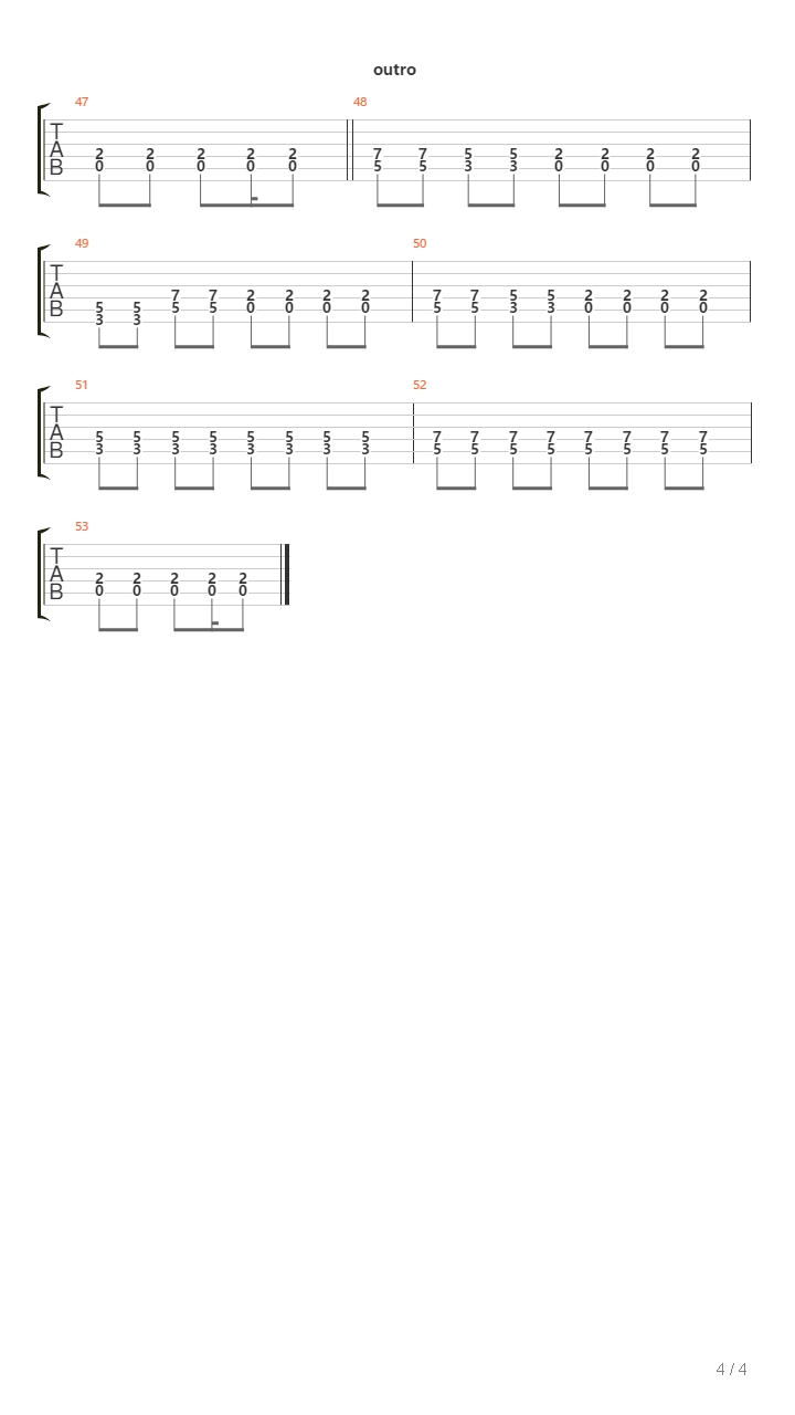 Ten Kraj吉他谱