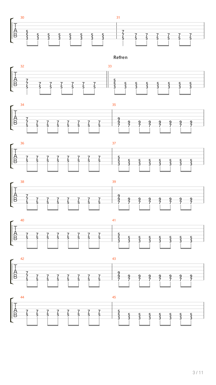 Twoje Klamstwa吉他谱