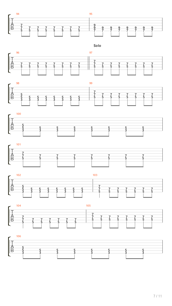 Twoje Klamstwa吉他谱
