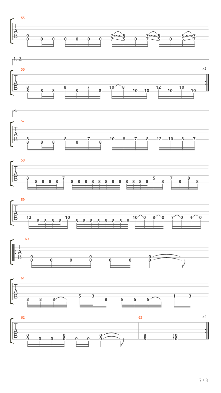 Rise Of The Fallen吉他谱