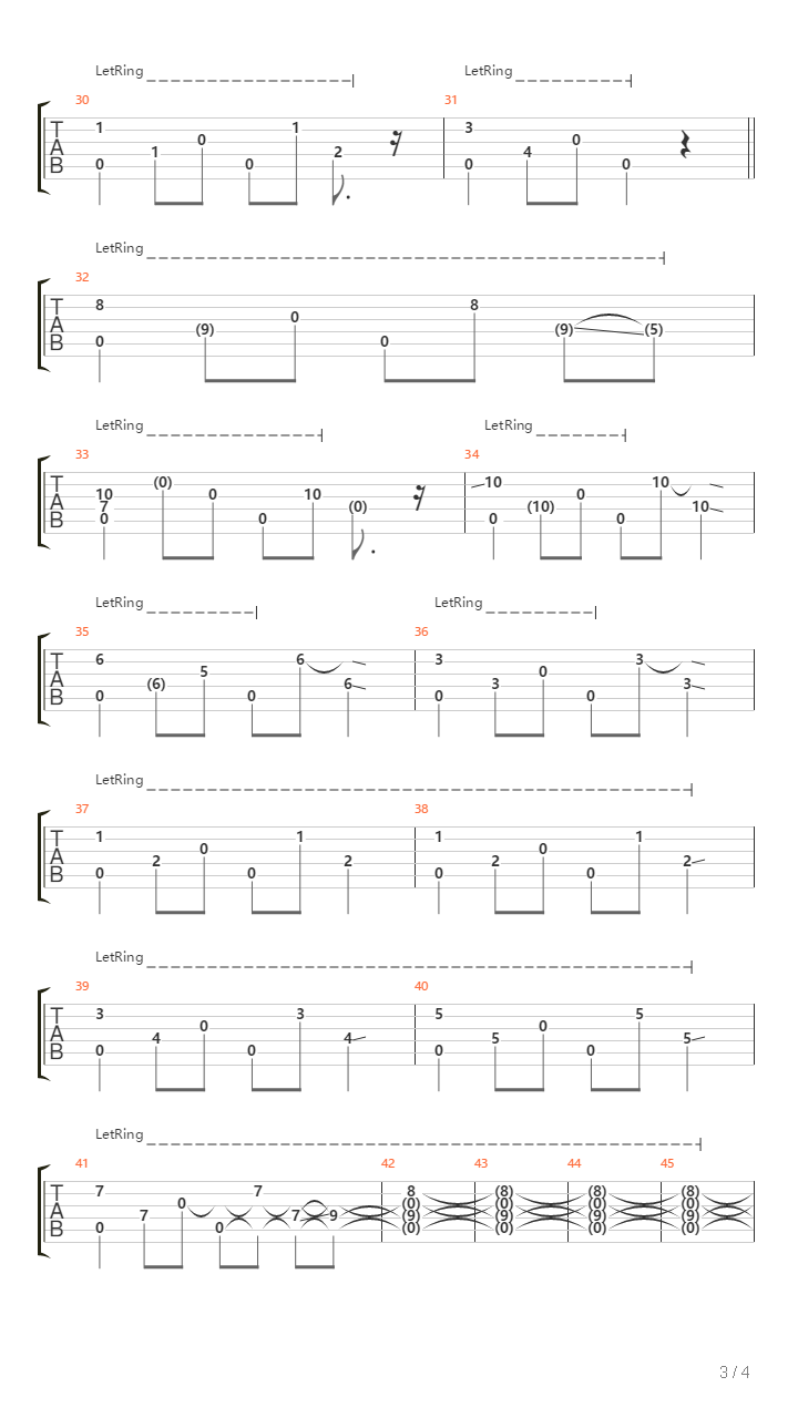 Five Steps吉他谱