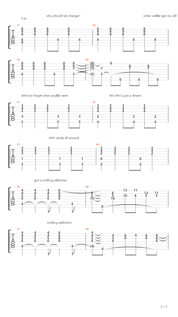 Smiling Addiction吉他谱