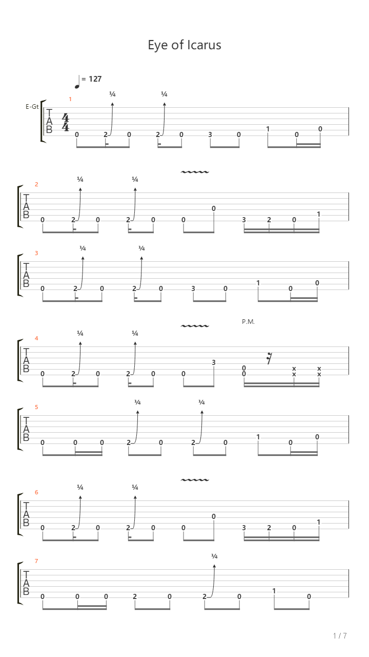 Eye Of Icarus吉他谱