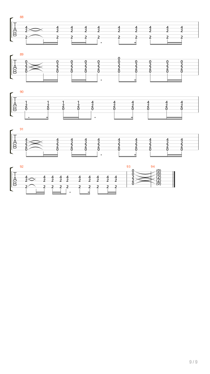 In Anfuehrungsstrichen吉他谱