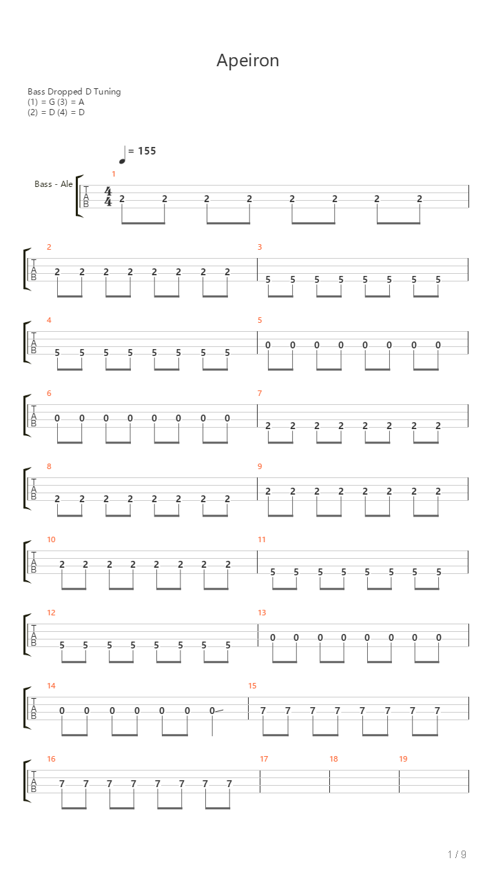 Apeiron吉他谱