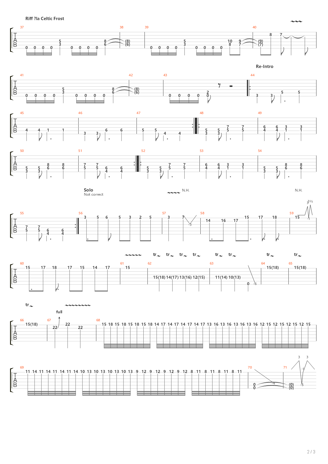 Zal吉他谱