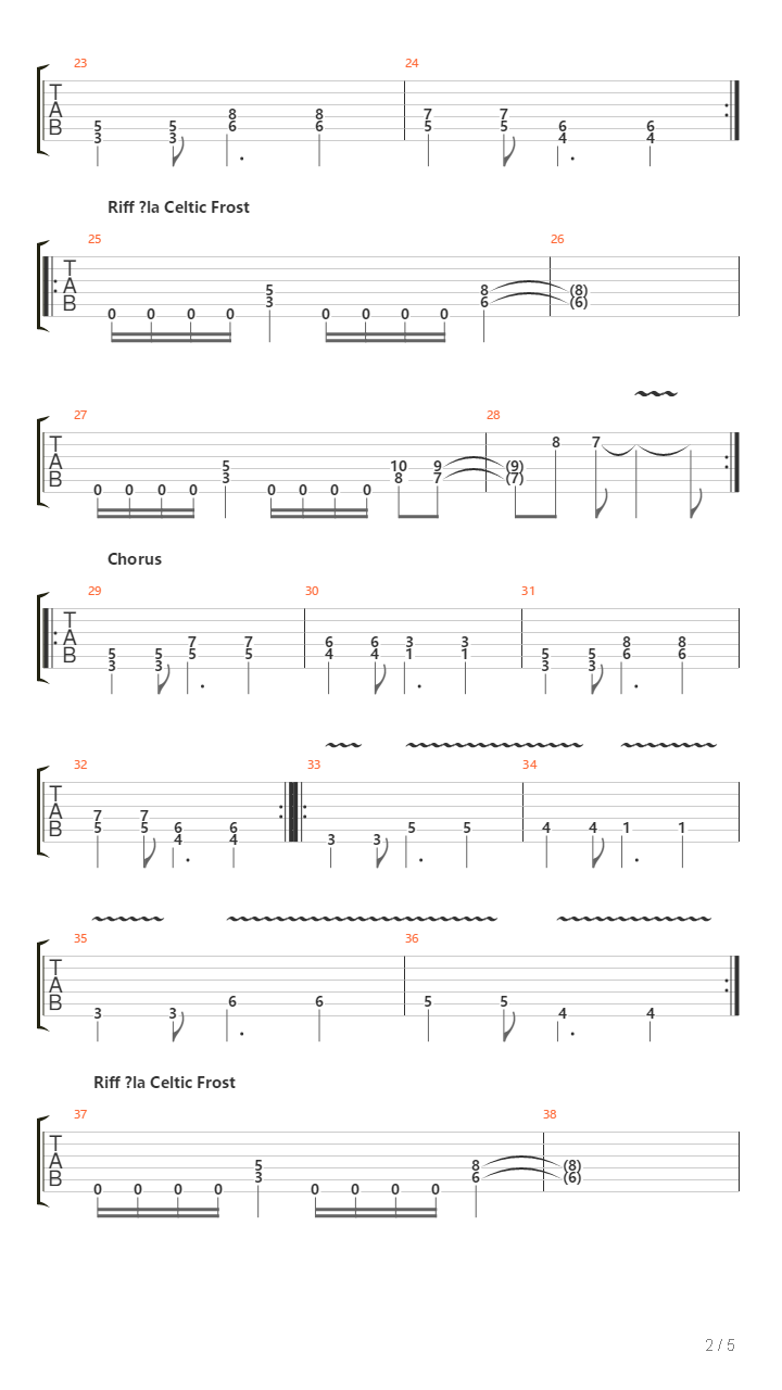 Zal吉他谱