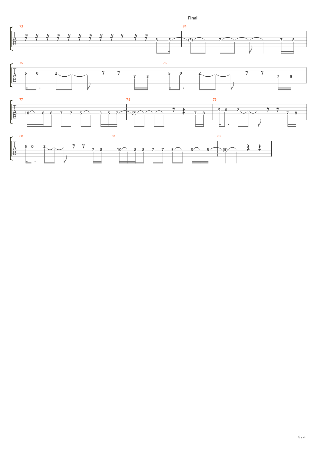 Tu Necesidad吉他谱