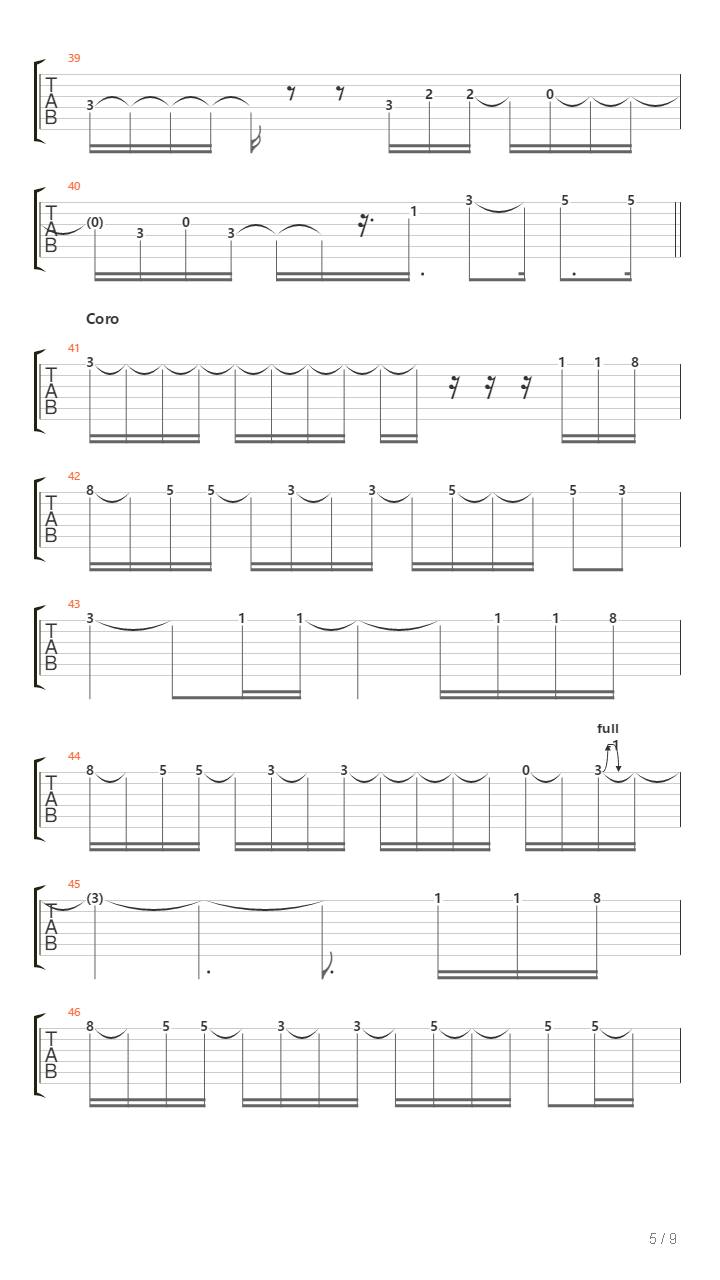 Tu Necesidad吉他谱