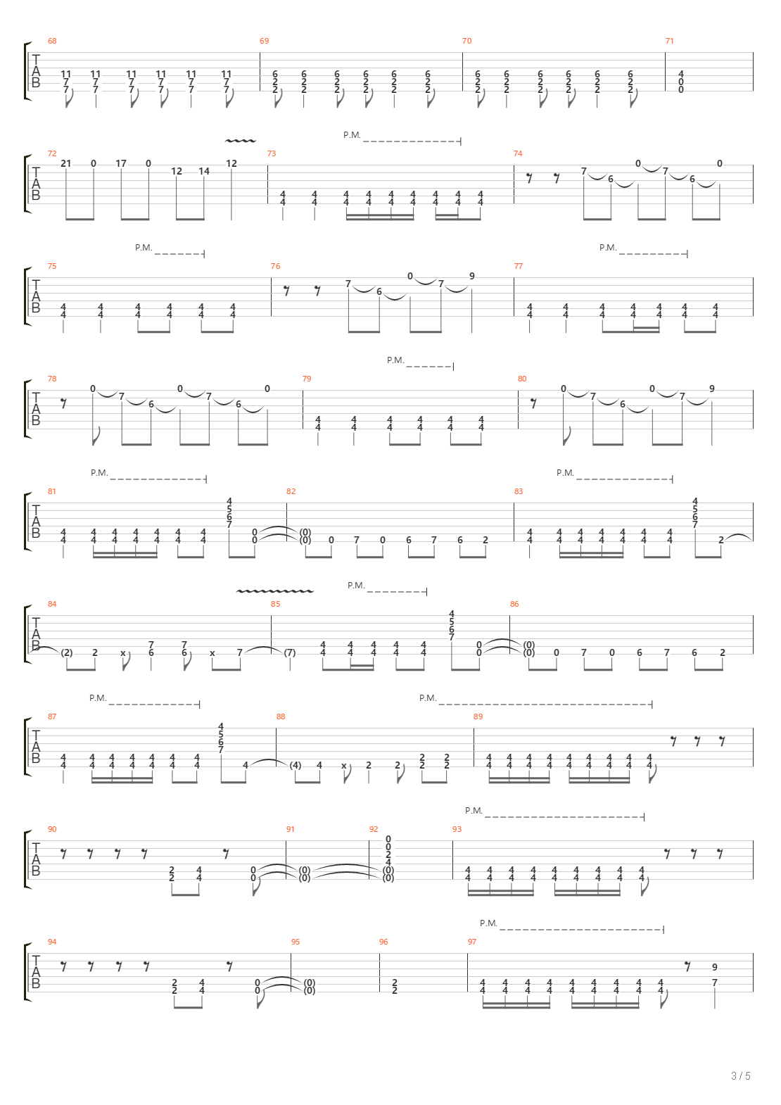 Grand Line吉他谱