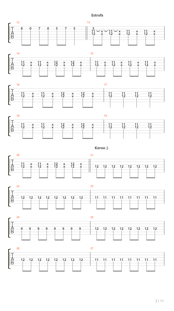 4 Aces吉他谱