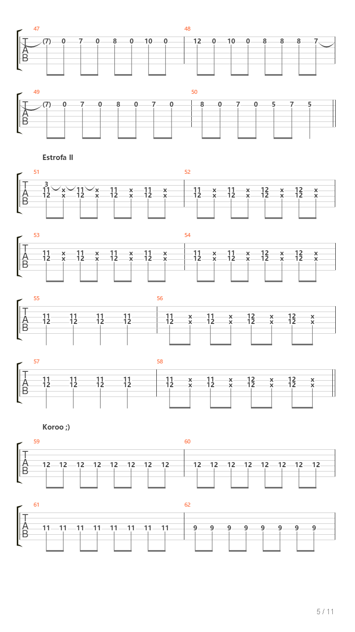 4 Aces吉他谱