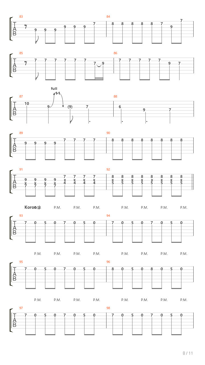 4 Aces吉他谱