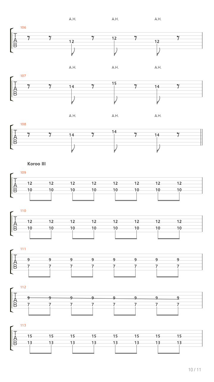 4 Aces吉他谱