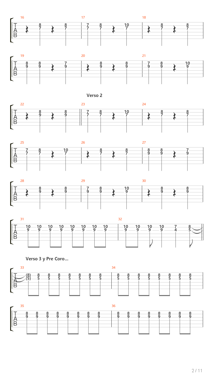 Alexander吉他谱