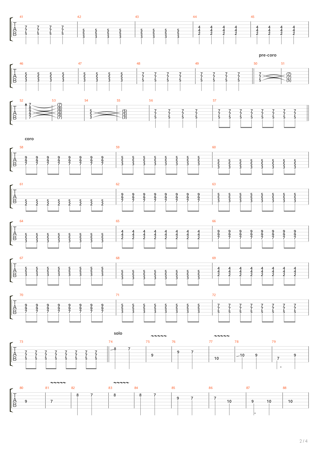 El Pual吉他谱