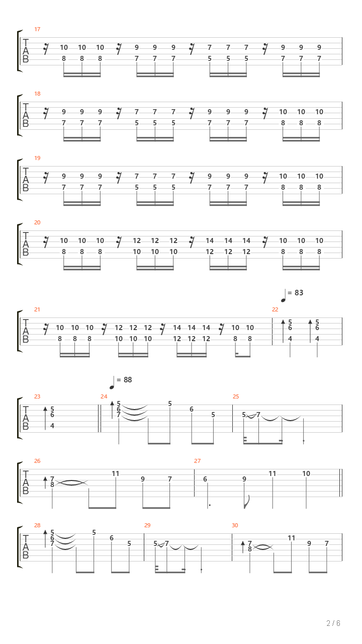 Kerido吉他谱