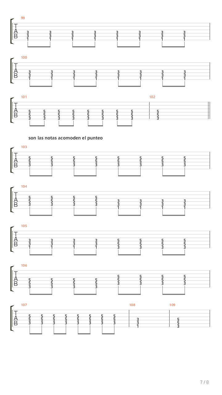 La Colina吉他谱