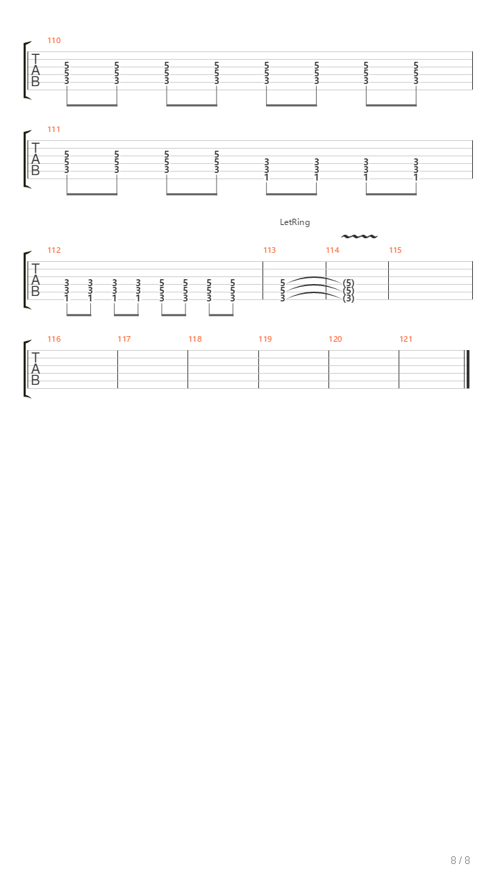 La Colina吉他谱