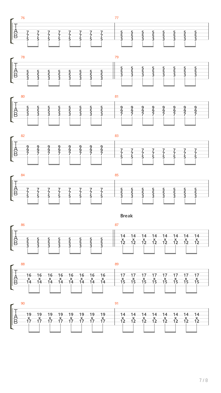 La Colina吉他谱