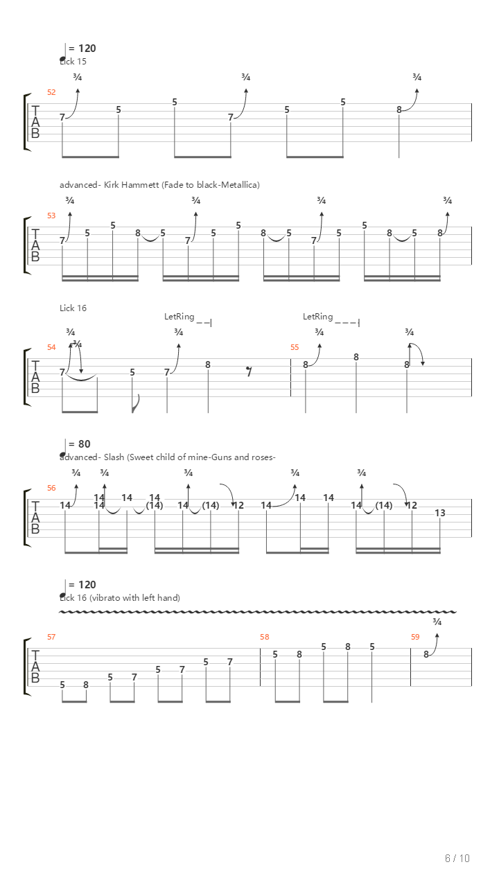 Chapter 1 Of The Book Metal Lead Guitar Volume 1吉他谱