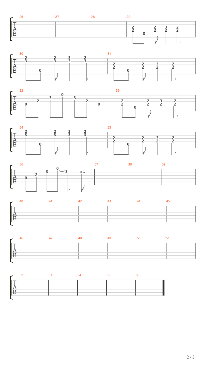 New Lands吉他谱