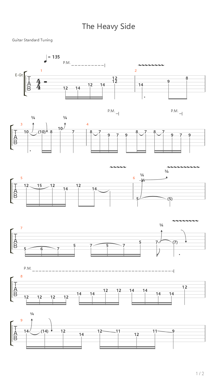 The Heavy Side吉他谱
