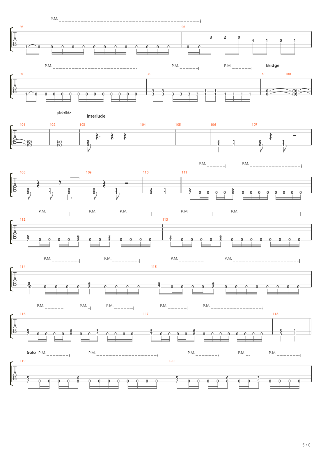 El Matador吉他谱