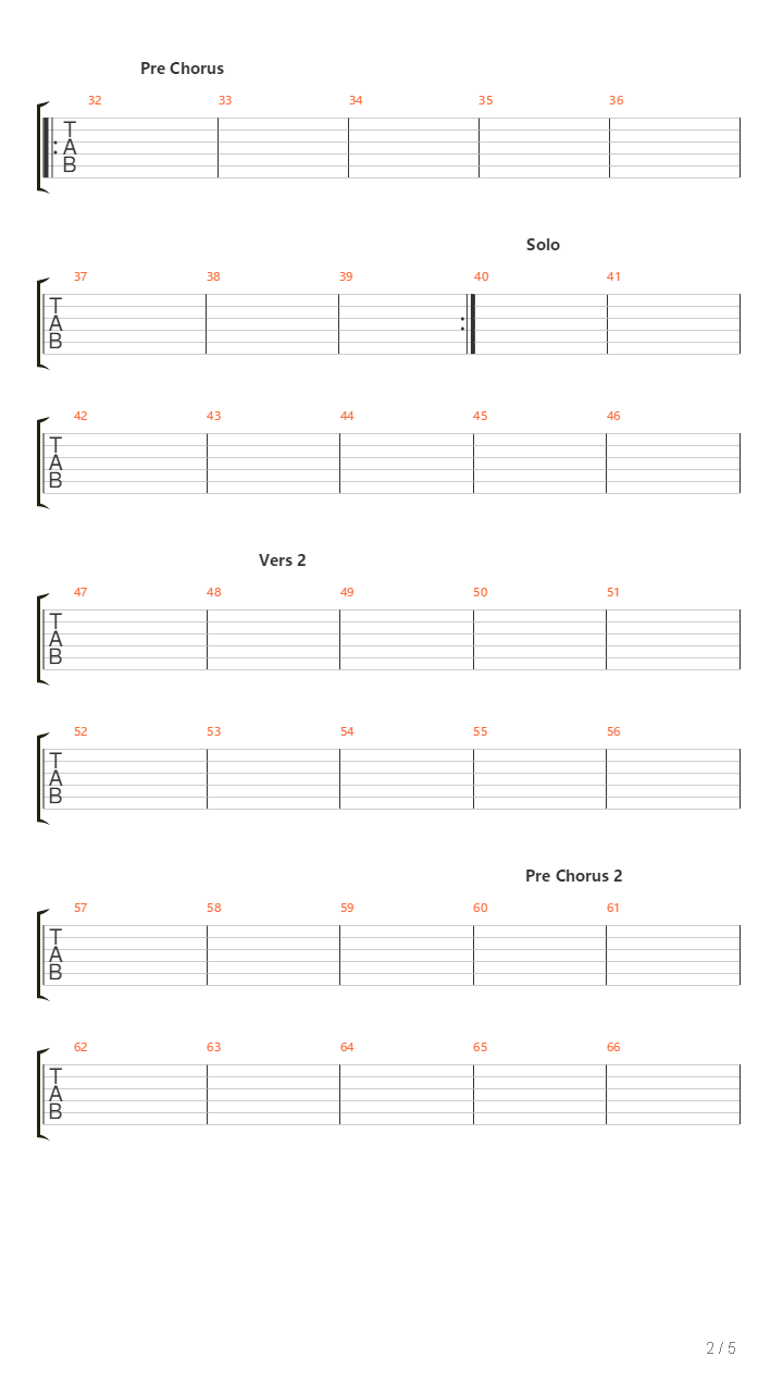 Havets Vargar吉他谱