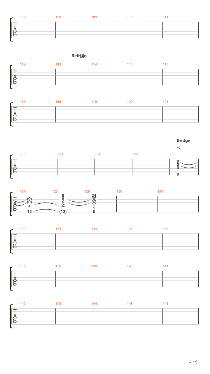 Havets Vargar吉他谱