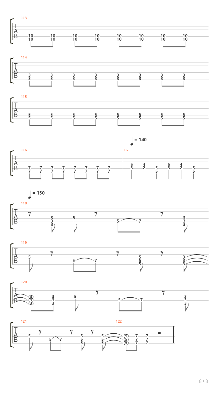 Guillotine吉他谱