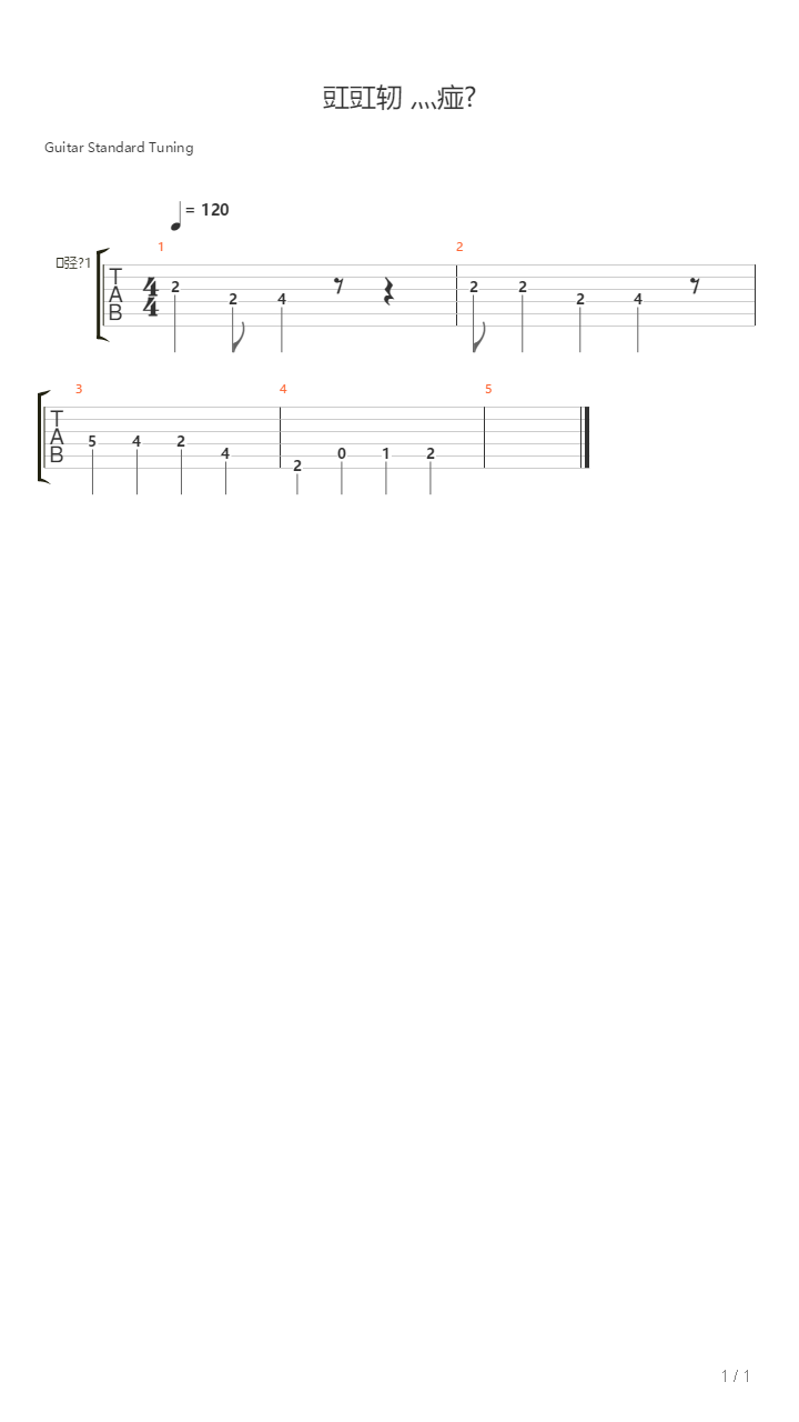 Parparim吉他谱