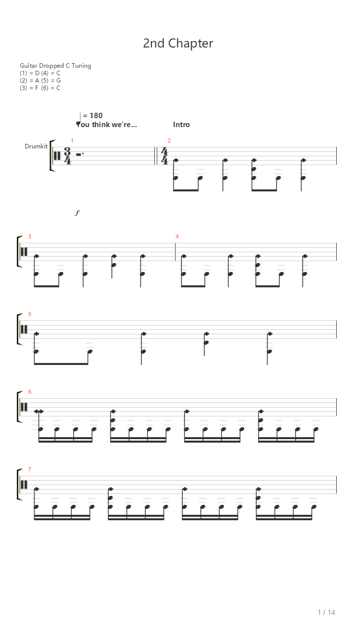 2nd Chapter吉他谱