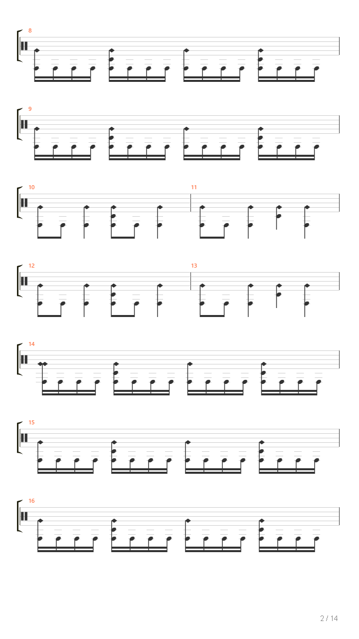 2nd Chapter吉他谱