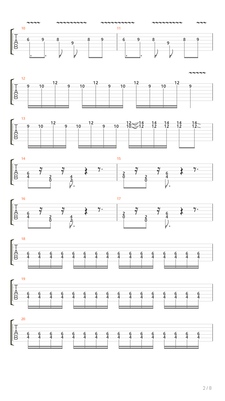 Enemy In Me吉他谱