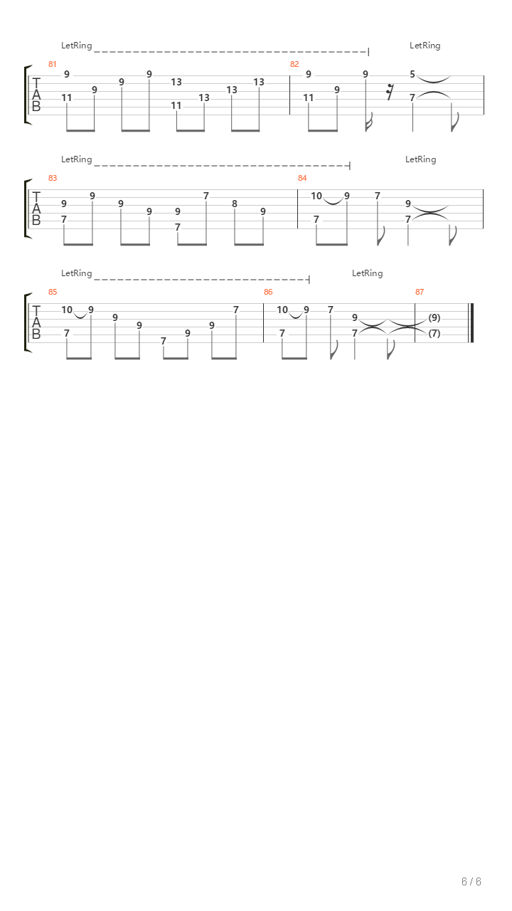 Disem吉他谱