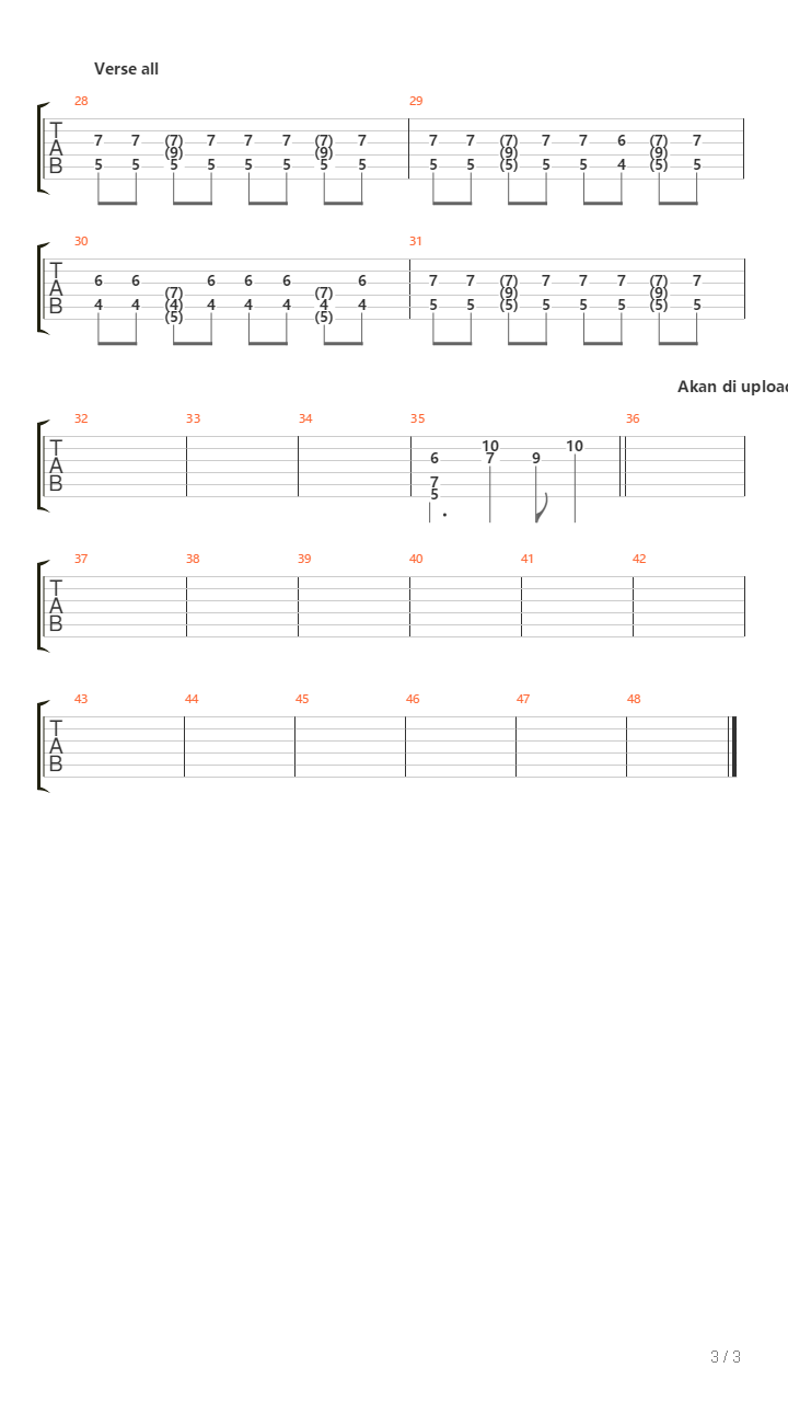 Rasa Ini吉他谱