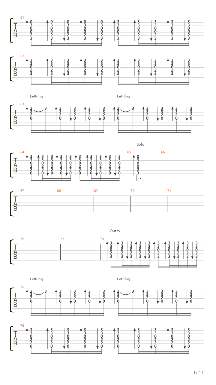 Praf De Stele吉他谱