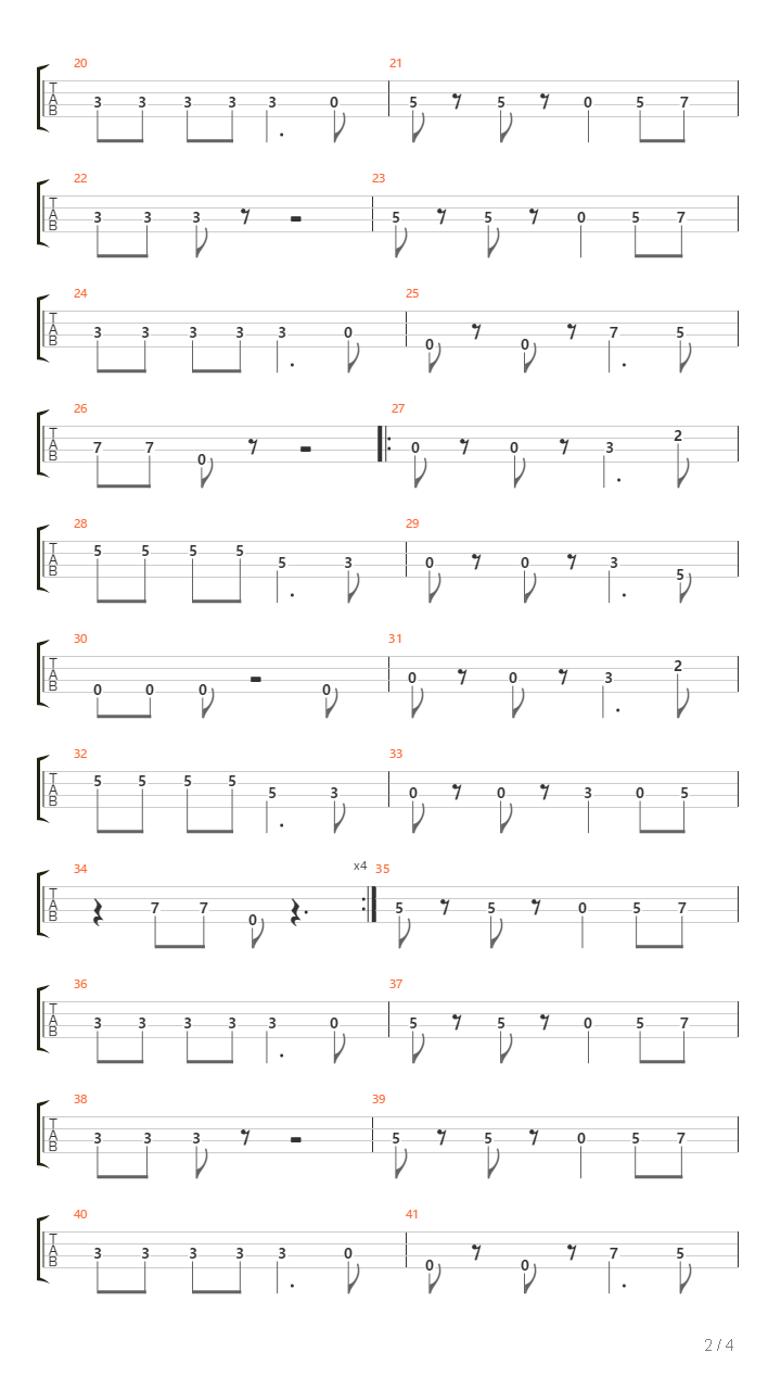 Varza吉他谱