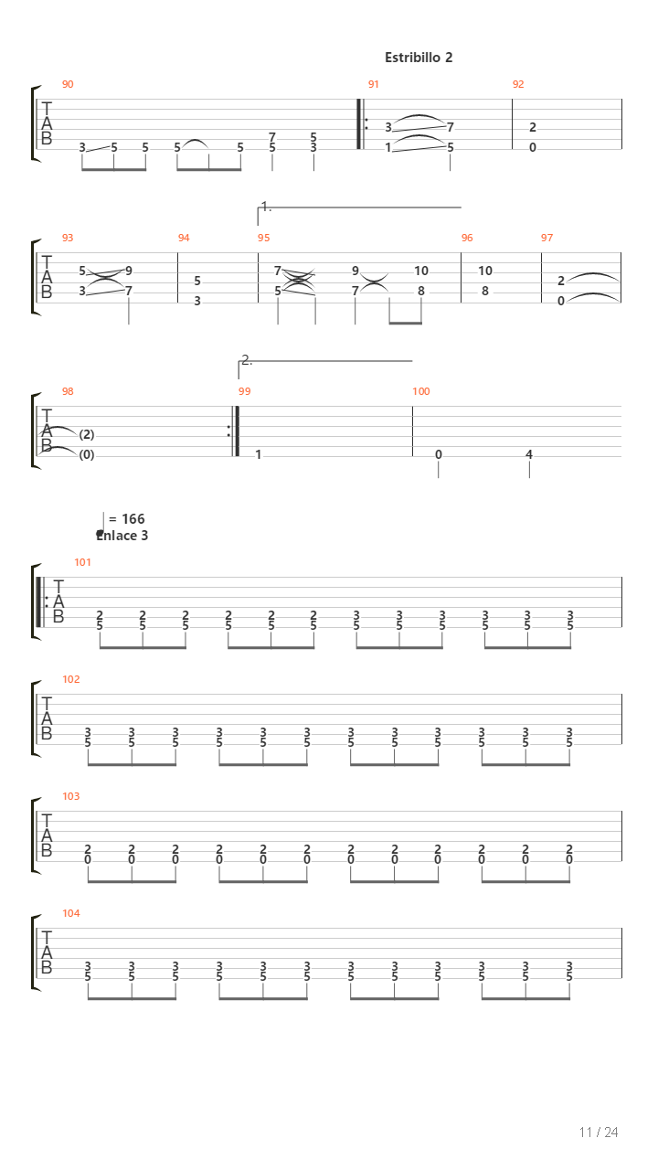 La Danza Del Fuego吉他谱