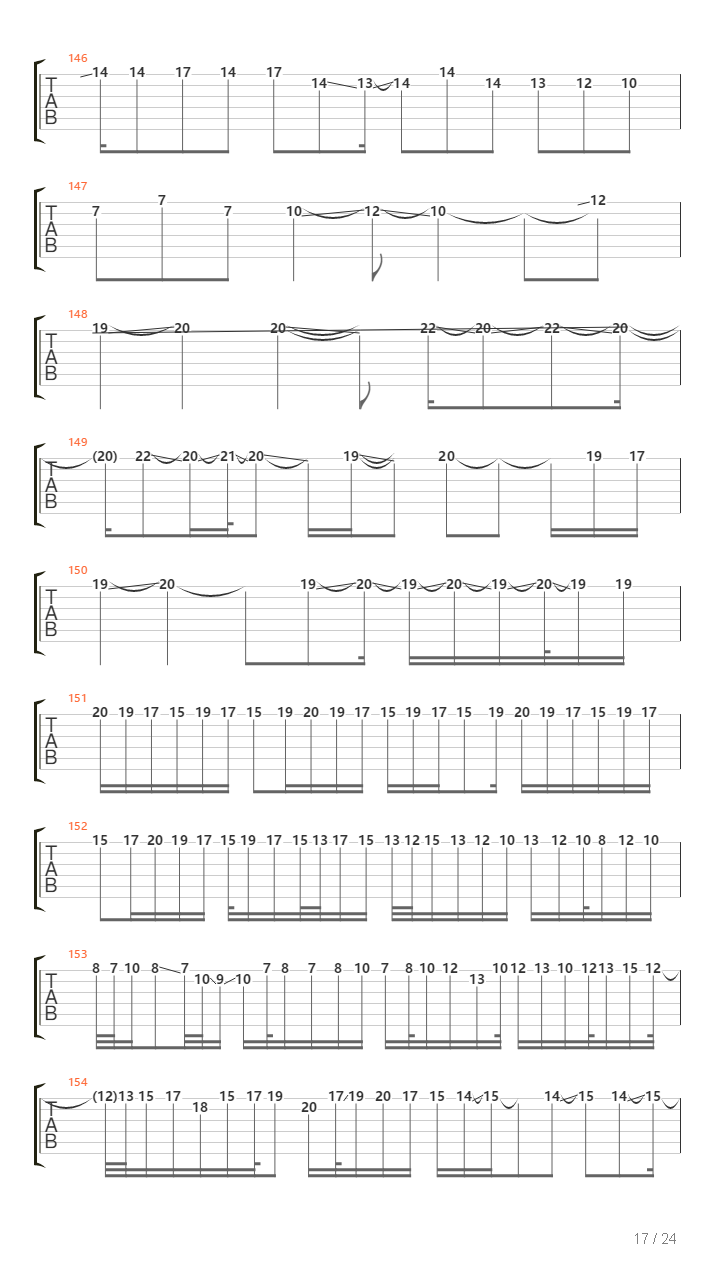 La Danza Del Fuego吉他谱