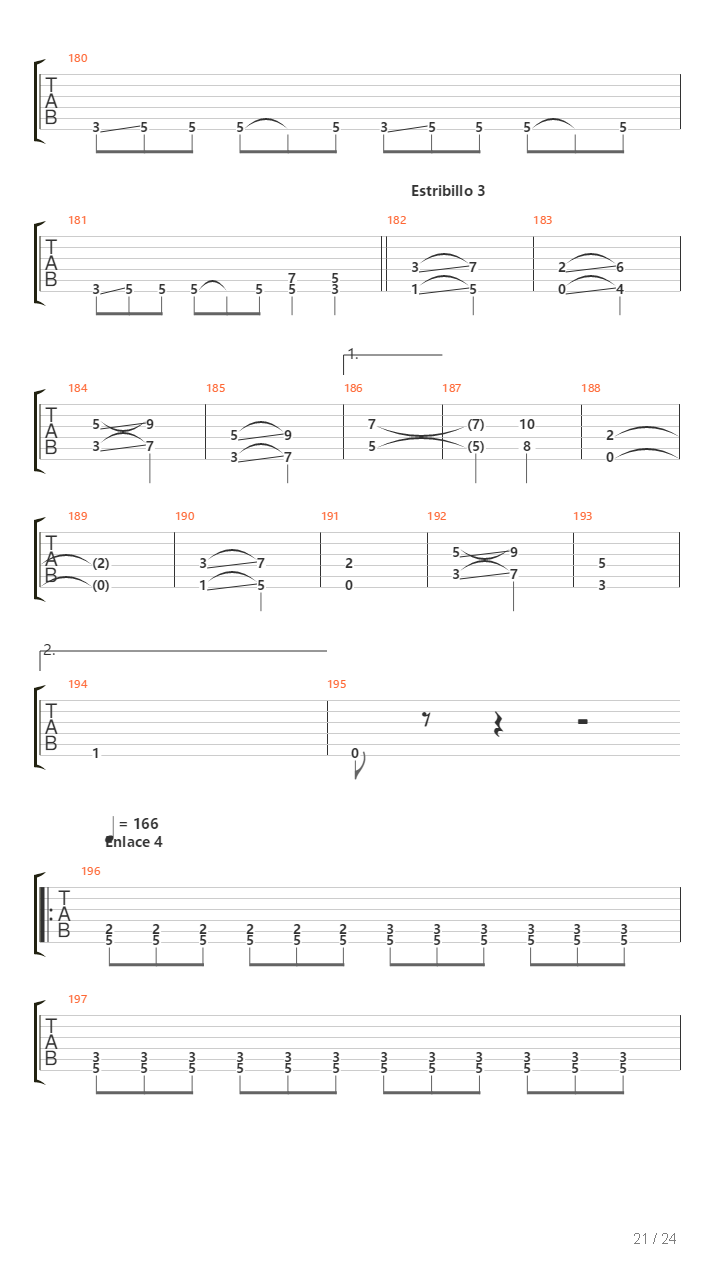 La Danza Del Fuego吉他谱