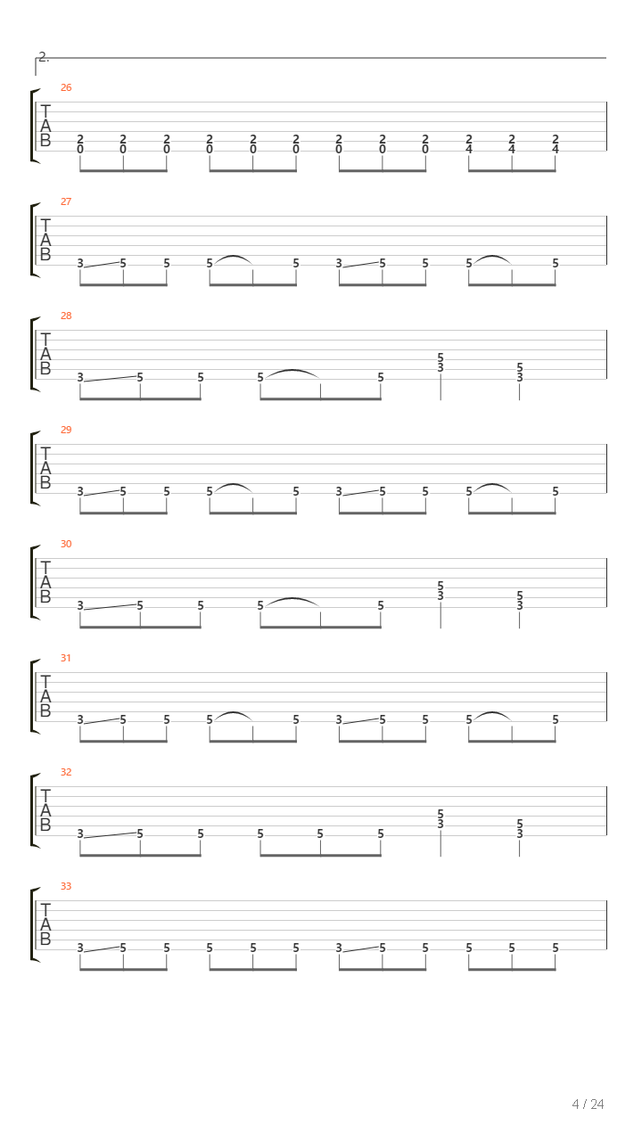 La Danza Del Fuego吉他谱