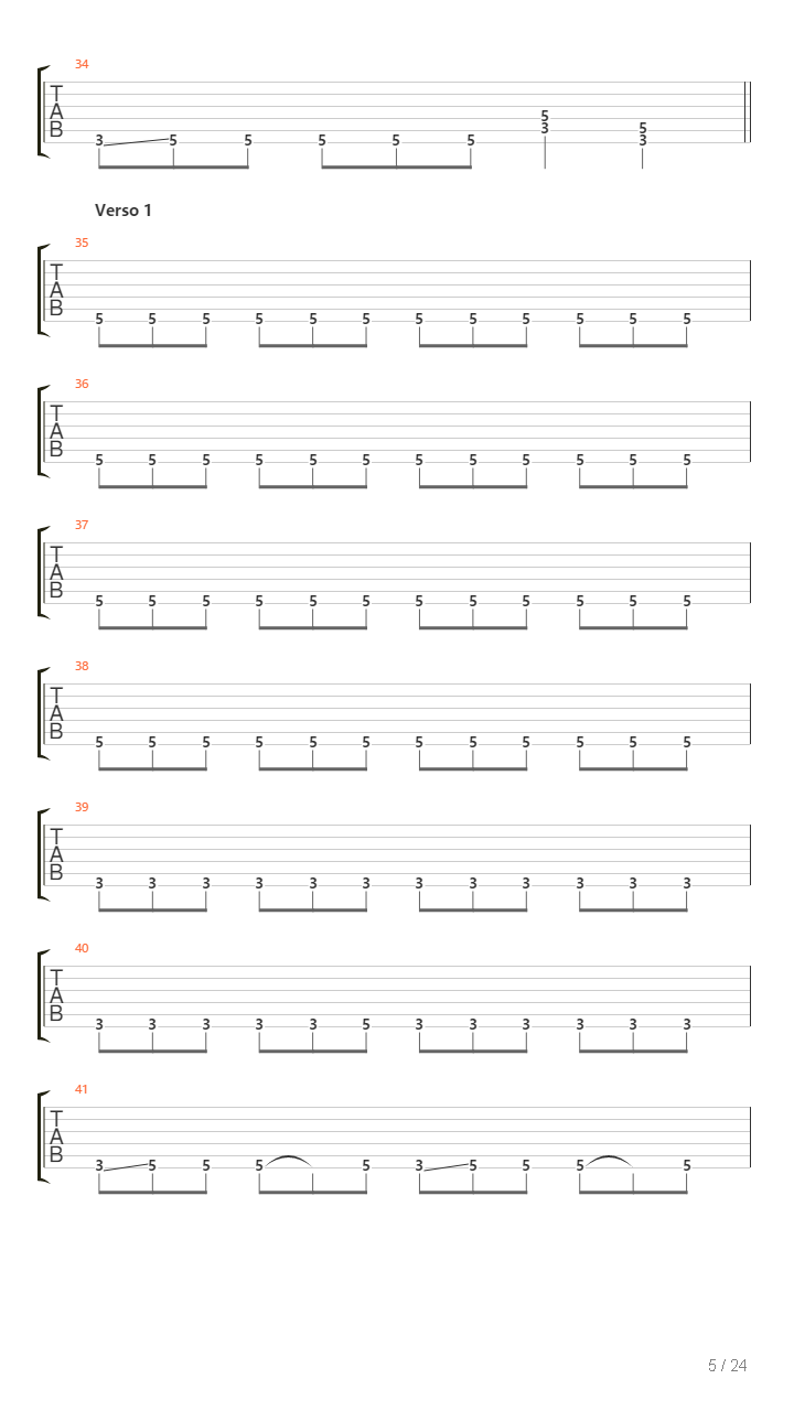 La Danza Del Fuego吉他谱