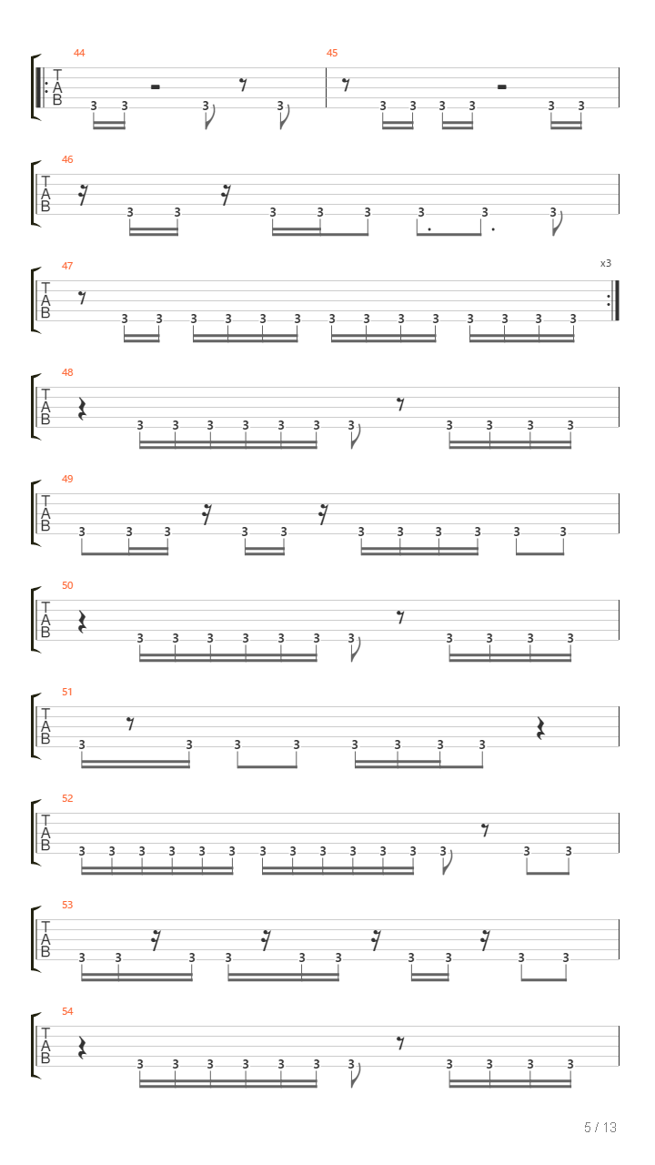 Burn吉他谱