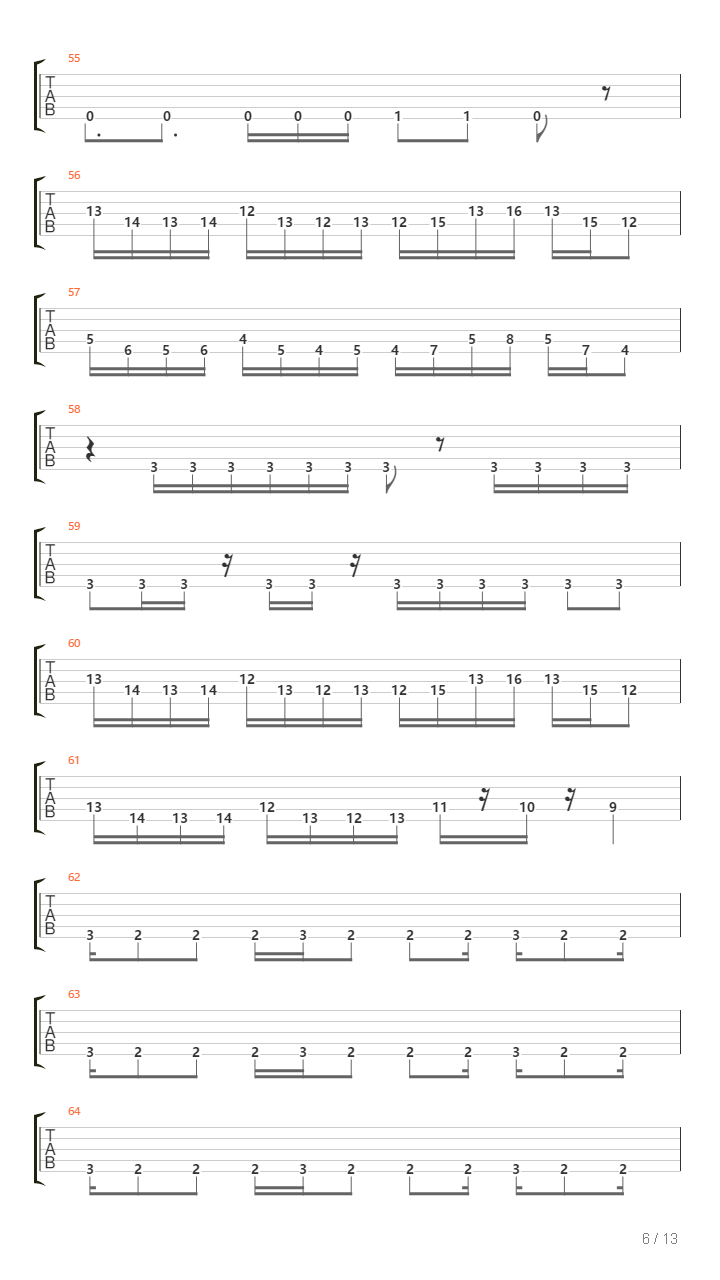 Burn吉他谱