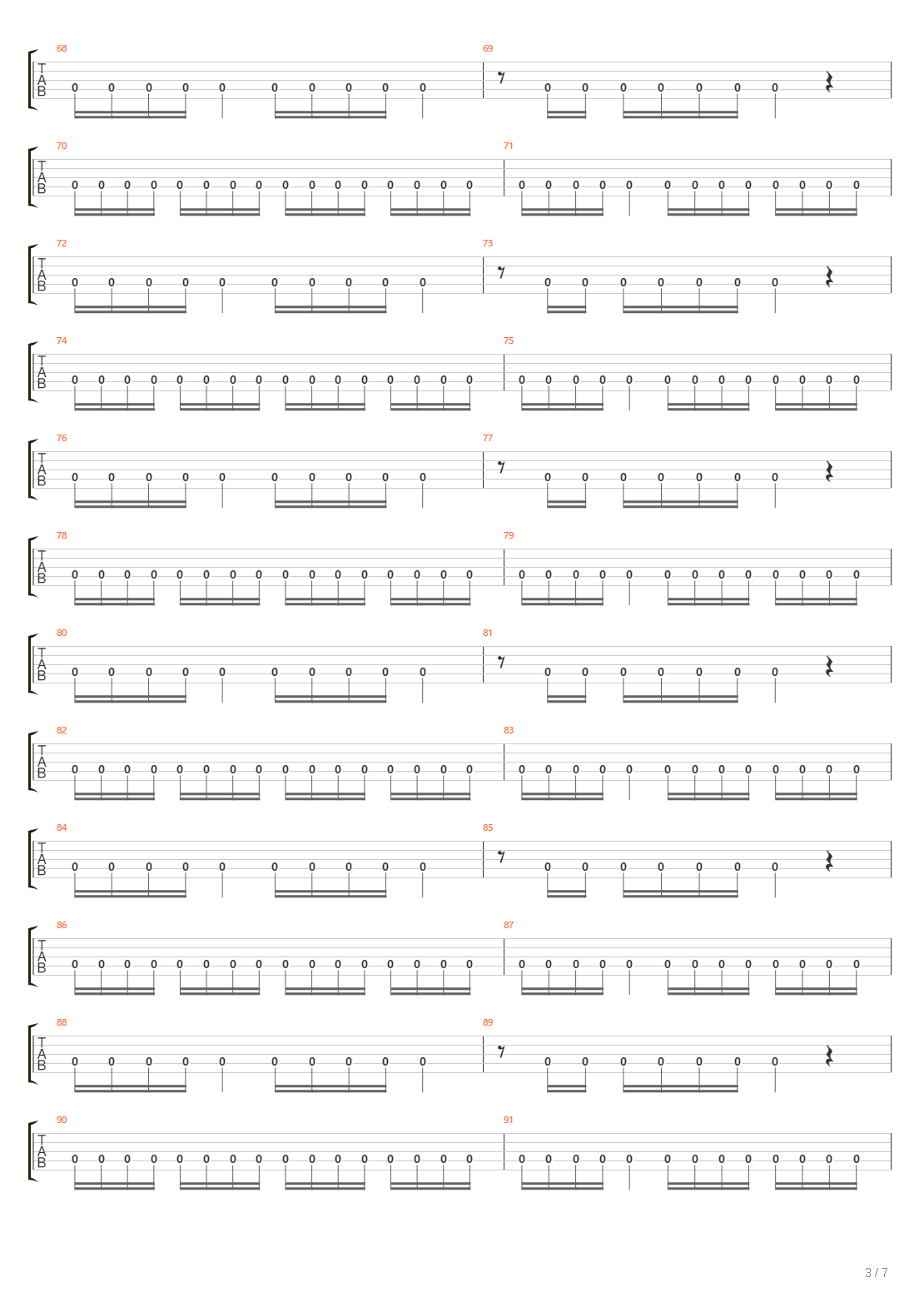 Chasm吉他谱