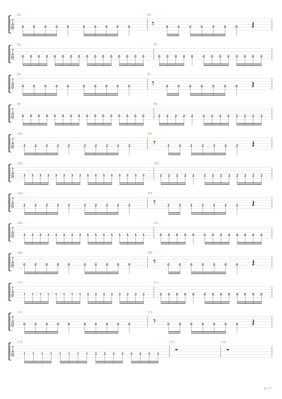 Chasm吉他谱