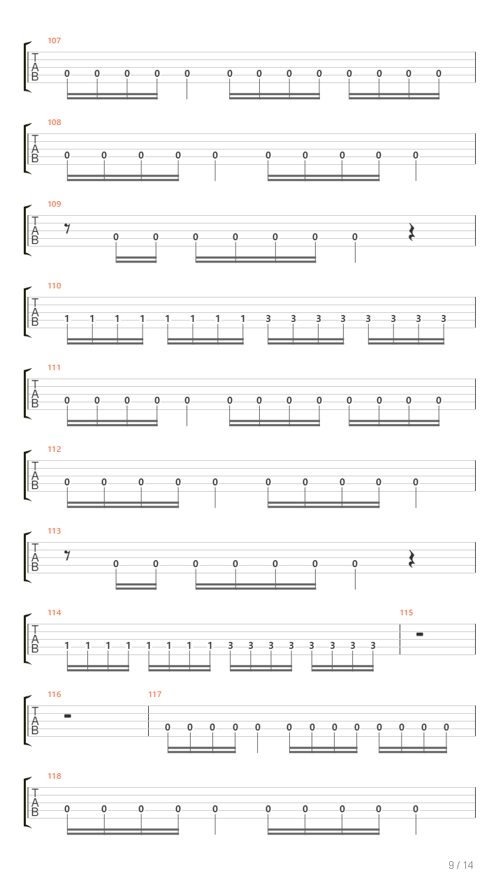 Chasm吉他谱