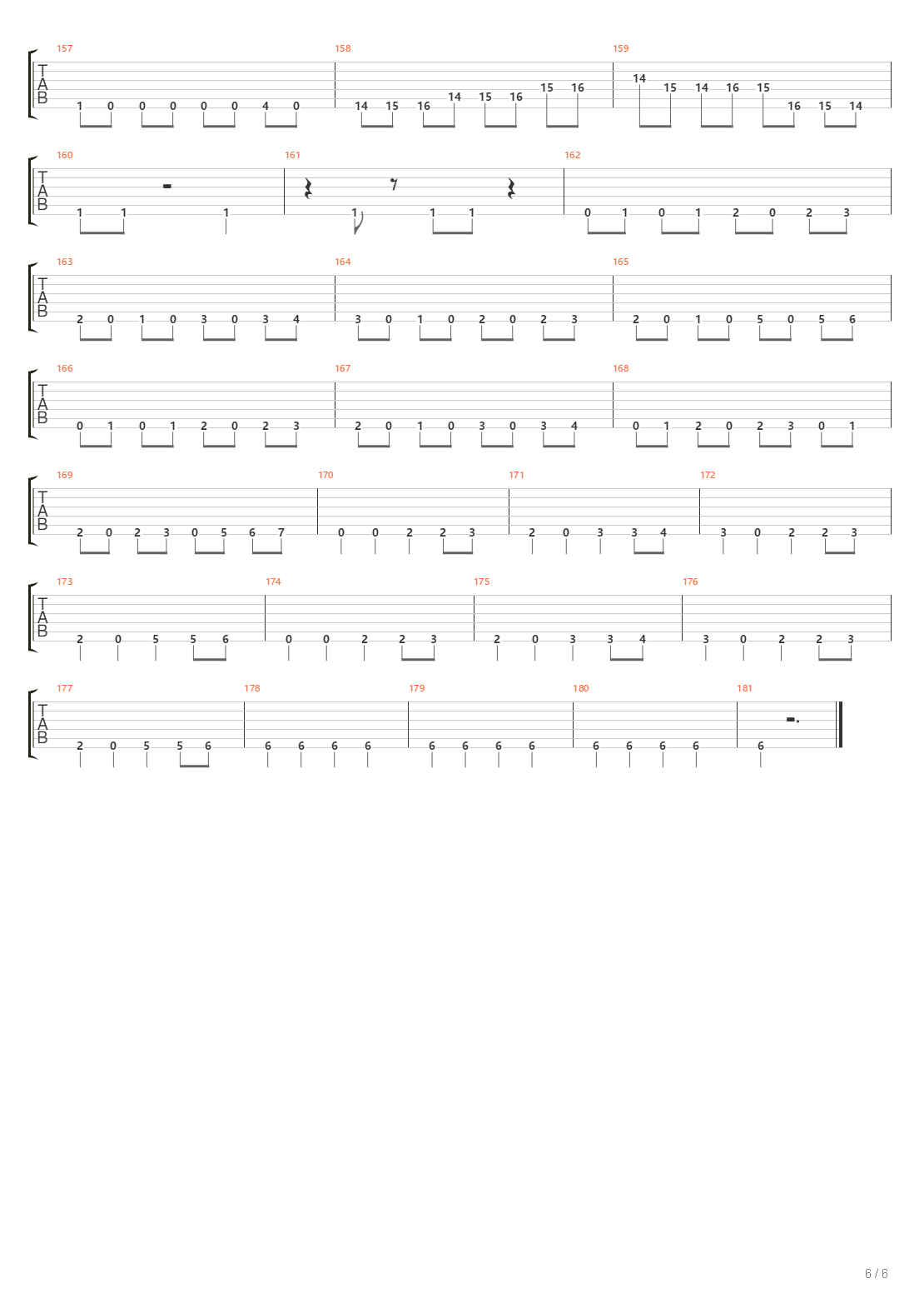 Through The Haze吉他谱